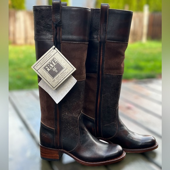 Frye Samantha Campus Style Boots NWT - Picture 3 of 9